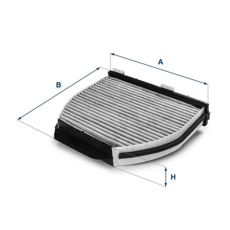 UFI Filters 54.163.00 Innenraum Aktivkohleluftfilter für Autos