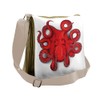 Ambesonne Kraken Messenger Bag, Octopus Animal Marine, Unisex Cross-body