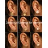 75 Pairs Gold Stud Earrings Set for Women, Trendy Hypoallergenic