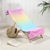 Dreamscene Large Beach Towel Ombre Print, Soft Quick-Dry Lightweight Microfibre