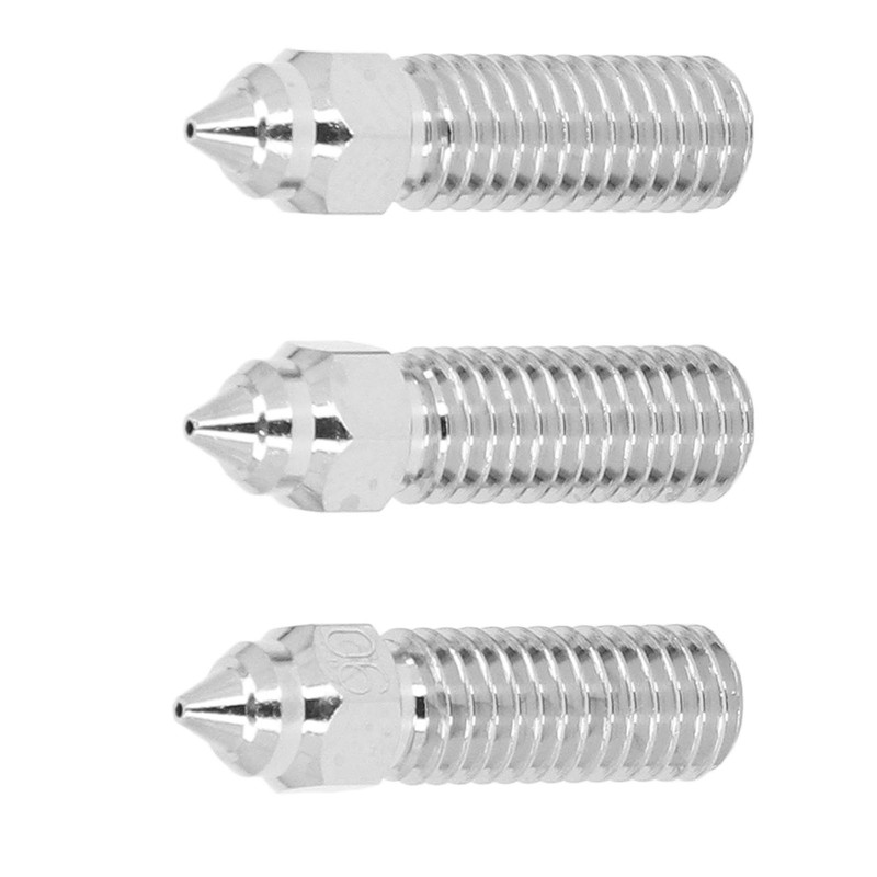3Pcs 3D Printer Extruder Nozzle 1.75mm M6 High Speed Hotend