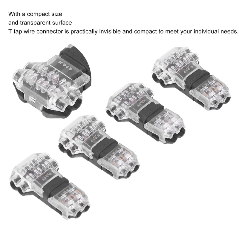 Conector de Cable T Tap, 12 Piezas, Conectores T Tap
