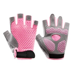 Cycling Gloves, Children, Summer, Bicycle Gloves, Finger Cut Gloves, 7 to 12 Years, 3D, Shock Absorbing, Abrasion Resistant, Breathable, Anti-Slip, Injury Prevention, Sunscreen, Outdoors, Bicycles, Bikes, Cycling, Boys, Girls, 3 Colors