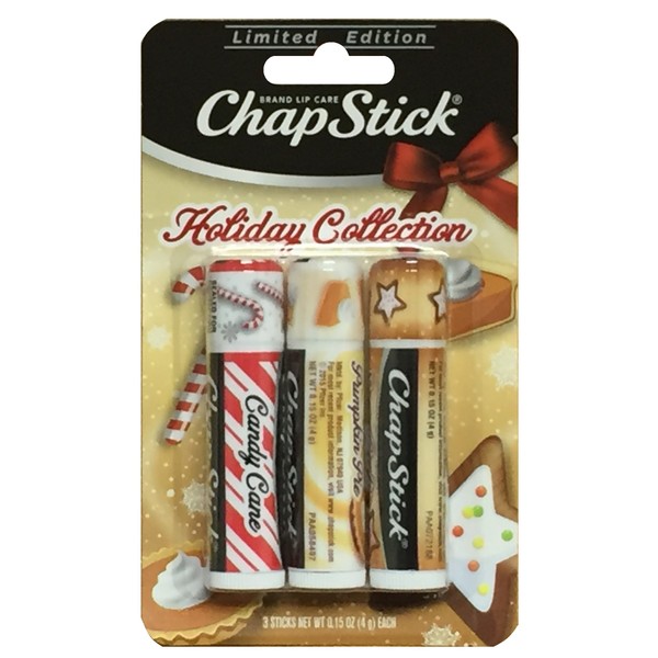 ChapStick Limited Edition Holiday Collection, 3 Sticks (Pack of 2)
