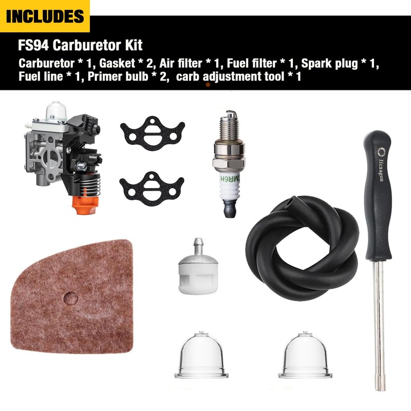 Dakule FS94R Carburetor with Air Filter Kit Compatible with STIHL