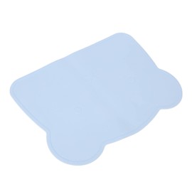 MAVIS LAVEN Mantel Individual de Silicona, Lindo Mantel Individual de Oso de Silicona, Práctico y Lindo Aislamiento Térmico para Restaurante (Azul), 12sreqck45-12