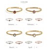 Cream Dot Ring, Women's, Popular, 18k Coating, Birthstone Color, Single