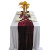 BTF HOME Velvet Table Runner, 10ft Luxurious Wedding Reception Decorations