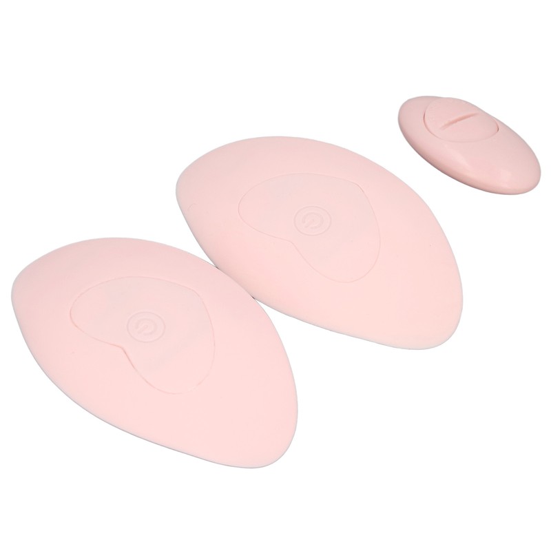 2pcs Wireless Lactation Massager 10 Vibration Levels Rechargeable Portable Remote