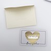Scratch Off Stickers 30 Pieces Heart Scratch Stickers in 3