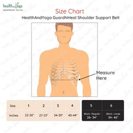 GuardNHeal Arm and Shoulder Immobilization Brace - Left or Right - Adjustable Support and Fully Detachable for Customized Fit - Skin Friendly - Unisex (Black, Regular 26" - 34")