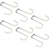 Ganchos para Puerta Doble Cara Yosoo Yosooxbakm30uv6 Juego de 6