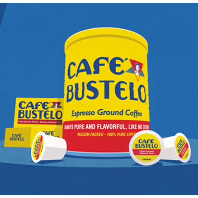 Café Bustelo Espresso Style Dark Roast Coffee, 32 K Cups