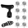 Ncheli Pack of 8 Golf Shoe Spikes + 1 Golf