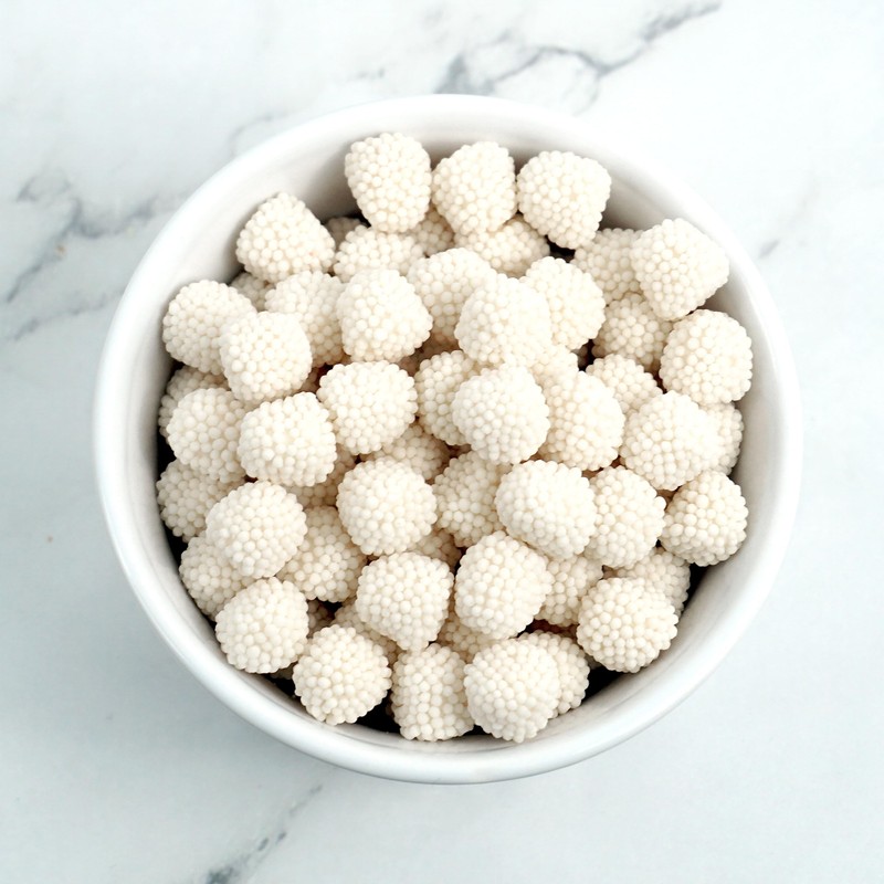 Champagne Bubbles, White Candy Gummies, Non-Alcoholic, The Hampton Popcorn &