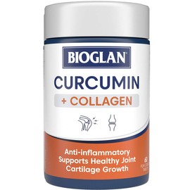 Bioglan Curcumin + Collagen Tablets, 60 count