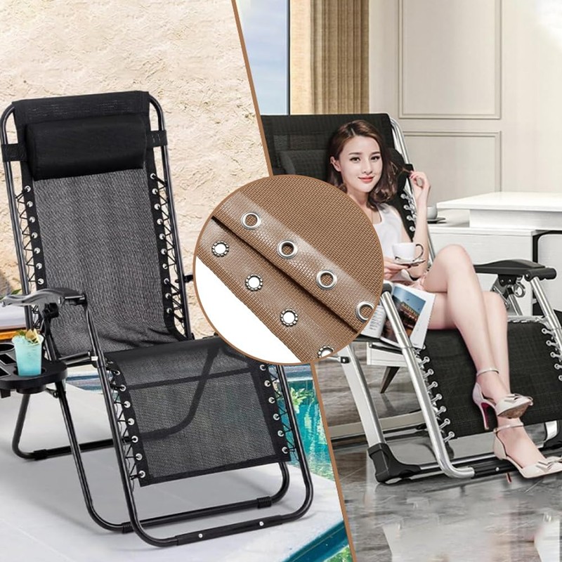 GORGECRAFT Zero Gravity Chair Replacement Fabric Anti Gravity Folding Lounge