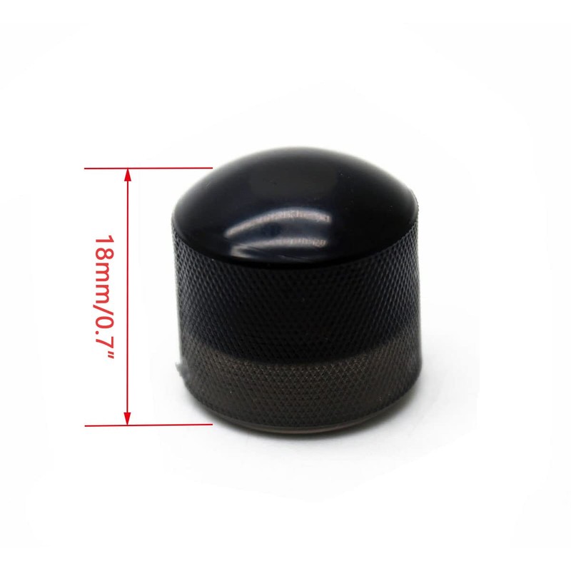 TUOREN Plastic Guitar Control Knob Volume Tone Control Dome Knobs