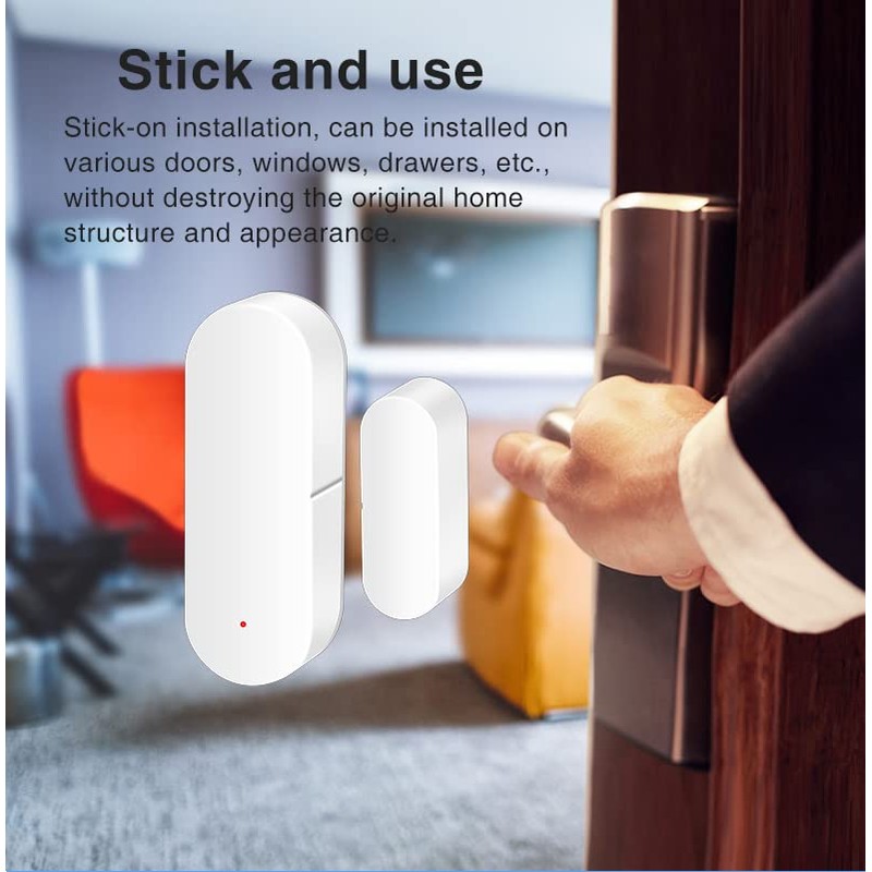 UanTii Tuya WiFi Smart Door Window Alarm Sensor Open Closed