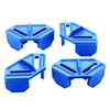 ¾” Quick Grip Corner Clamp Clips (Blue, 4 Pack) -
