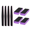 LNAUJS Professional Manicure Tools Kit, 8 Pack Nail File and