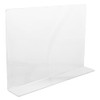 VOSAREA Acrylic Sink Splash Guard, Freestanding Kitchen Splash Panel Barrier