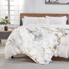Gold Marble Throw Blanket Warm Comfortable Flannel Fleece Blanket for