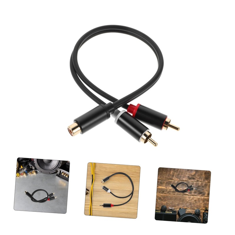 CHILDWEET RCA Audio Splitter Cable Y Adapter with Gold Plated