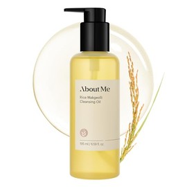 Limpiador Facial Coreano en Aceite de Arroz, About Me, 195ml                                                                                          