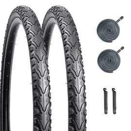 YILUXING 26" Bike Tires 26x1.75 Foldable Replacement Bicycle Tire for Hybrid City Road Commuter Bicycles Urban，Compatible with 26x1.50 26x1.60 26x1.75 26x1.90 26x1.95 Bike Bicycle Tires and Tubes