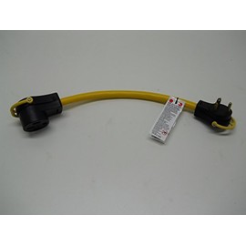 50A Female to 30A Male 18" Pigtail RV Camper Motor Home Dog Bone Adapter Cord