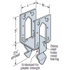 Heavy Duty Simpson (PB44Z) ZMAX Heavy-Duty Steel Concrete to 4x4