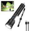 Magnetic Rechargeable Flashlight High Lumens, Super Bright LED Flash Light