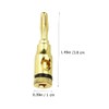 Gatuida 24pcs Gold Plated Banana Plugs Connector for Speakers and