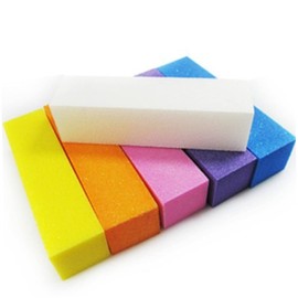 OHPHCALL 20pcs Sponge Nail Buffer Blocks for Manicure and Pedicure Care and Lightweight Nail Sanding Files Random Colors for Home and