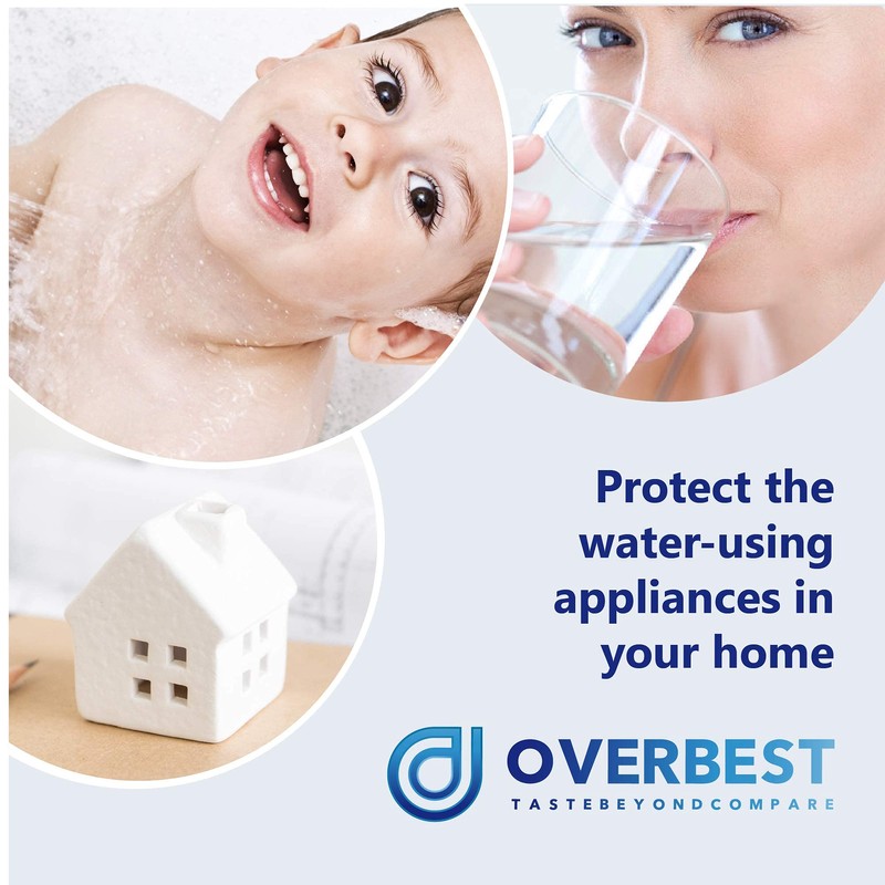 Overbest 10" x 4.5" Whole House Water Filte Replacernent for