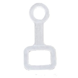 JCS Heavy-Duty Snorkel Keeper - Durable Silicone Strap Clip for Scuba & Freediving - Fits Most Snorkels, Clear