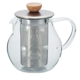 HARIO TPC-45HSV Tea Pitcher, 15.2 fl oz (450 ml), Heat Resistant Glass Teapot