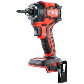 YOIbuy Cordless Impact Driver 1/4 inch, Compact and Lightweight Impact drill, Compatible with Dewalt 20V Batteries, High Torque Impact Driver with 4-Speed for Professional and DIY works (Tool Only)