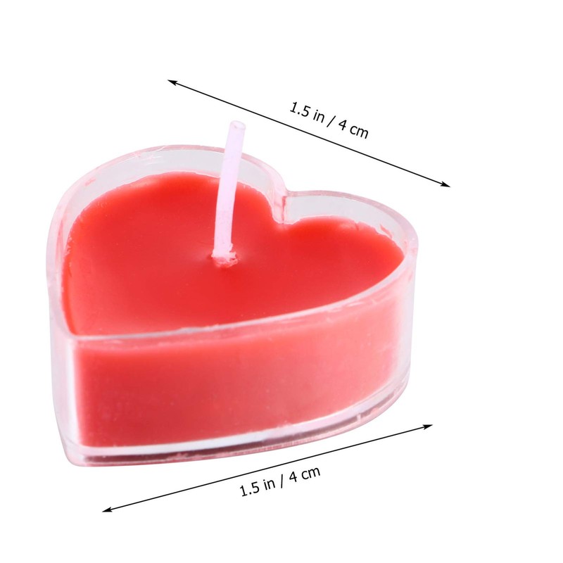 BESPORTBLE 9 Stücke Duftkerze Herz Kerzen Teelicht Sojawachs Aroma Kerzen