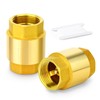 TAILONZ PNEUMATIC 2PCS Brass Check Valve 3/4" Female Thread, Backflow