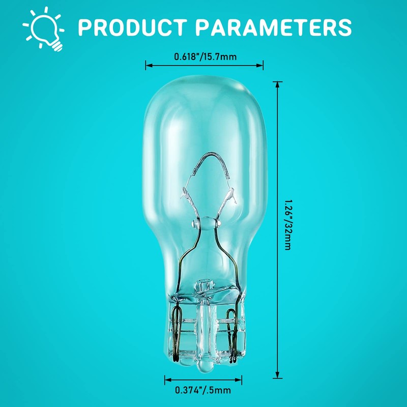 Riakrum T5 Landscape Light Bulbs 12 Volt 4 Watt Landscape