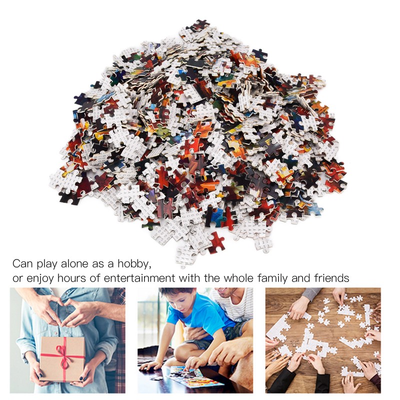 1000 Pcs Puzzle Creative Entertainment Strong Puzzle Walking in The