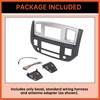 ECOTRIC Stereo Radio Double Din Dash Install Bezel Kit Compatible