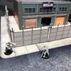 Monster Scenery: Chain Link Fences (Unpainted Tabletop Scenery Set)
