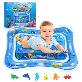 Water Mat Baby Toy 3 6 9 Months BPA-Free Water Play Mat Baby Play Mat Baby Inflatable Tummy Time Mat Fun Activities for Growth Your Baby Gifts for Babies