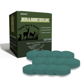 Deer & Rabbit Repellent Balls for Gardens, Plants & Trees - Outdoor Scent Deterrent with Plant Oils, Safe Around Pets, Long-Lasting 30-60 Days Protection
