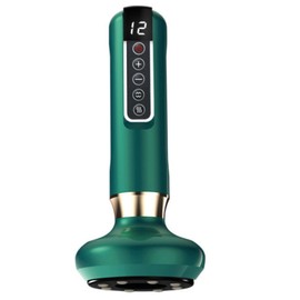 MEDEMOC Anti Cellulite Massage Tool, Cellulite Massager 12 Suction Modes Cupping Device-Green