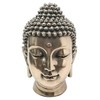 Buddha Head Bronze Statue Figurine New