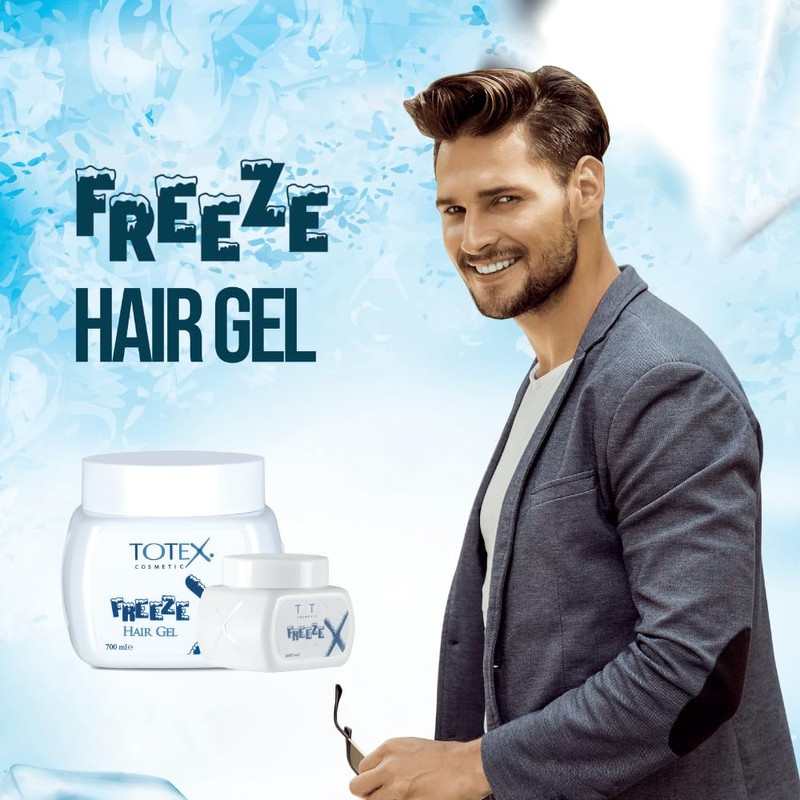TOTEX Hair Styling Freeze Gel | Extreme Ultra Freeze Hair